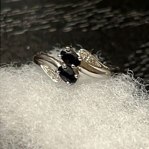 Lia Sophia Sapphire Ring sz 7